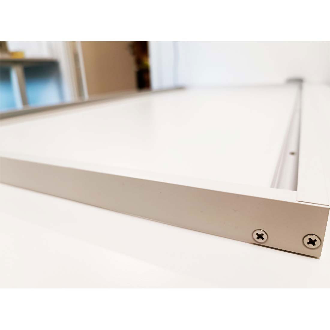 LED Panel Ramme til Troldtekt | 60x120 I PERFECT FIT LED Panel 60x120 | 4-Pak | 3000K | 8640lm | 46W | GLOW | UGR19 | Inkl. Troldtektramme | Hvid