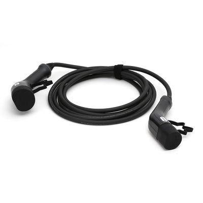 Laddkabel Elbil | 5m | 11kW | Typ 2 laddkabel | Svart | PlusLED