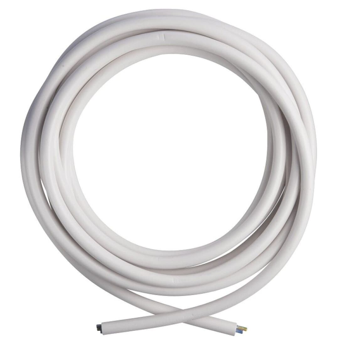 Komfur Ovn Kabel 5g1 5mm ² 5m H05vv F ø10 75mm Hvid