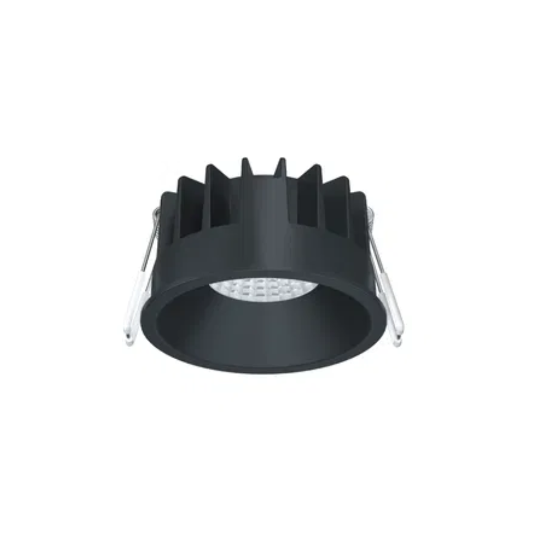 LED Spot - ISO Lavprofil - 3000K - 7W - IP54 - Sort