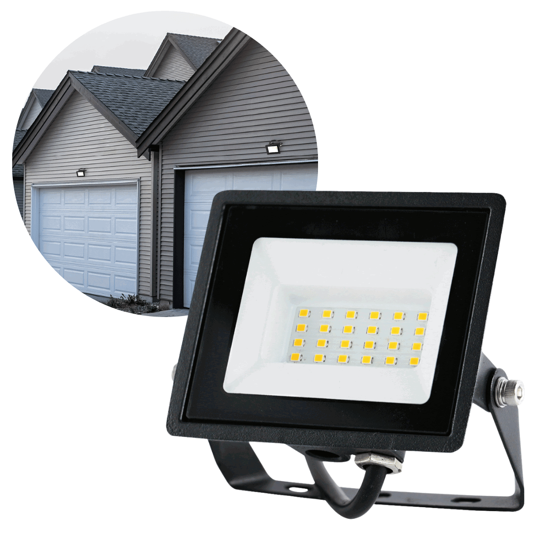 LED Schijnwerper | 20W | 1620lm | 6500K | IP65